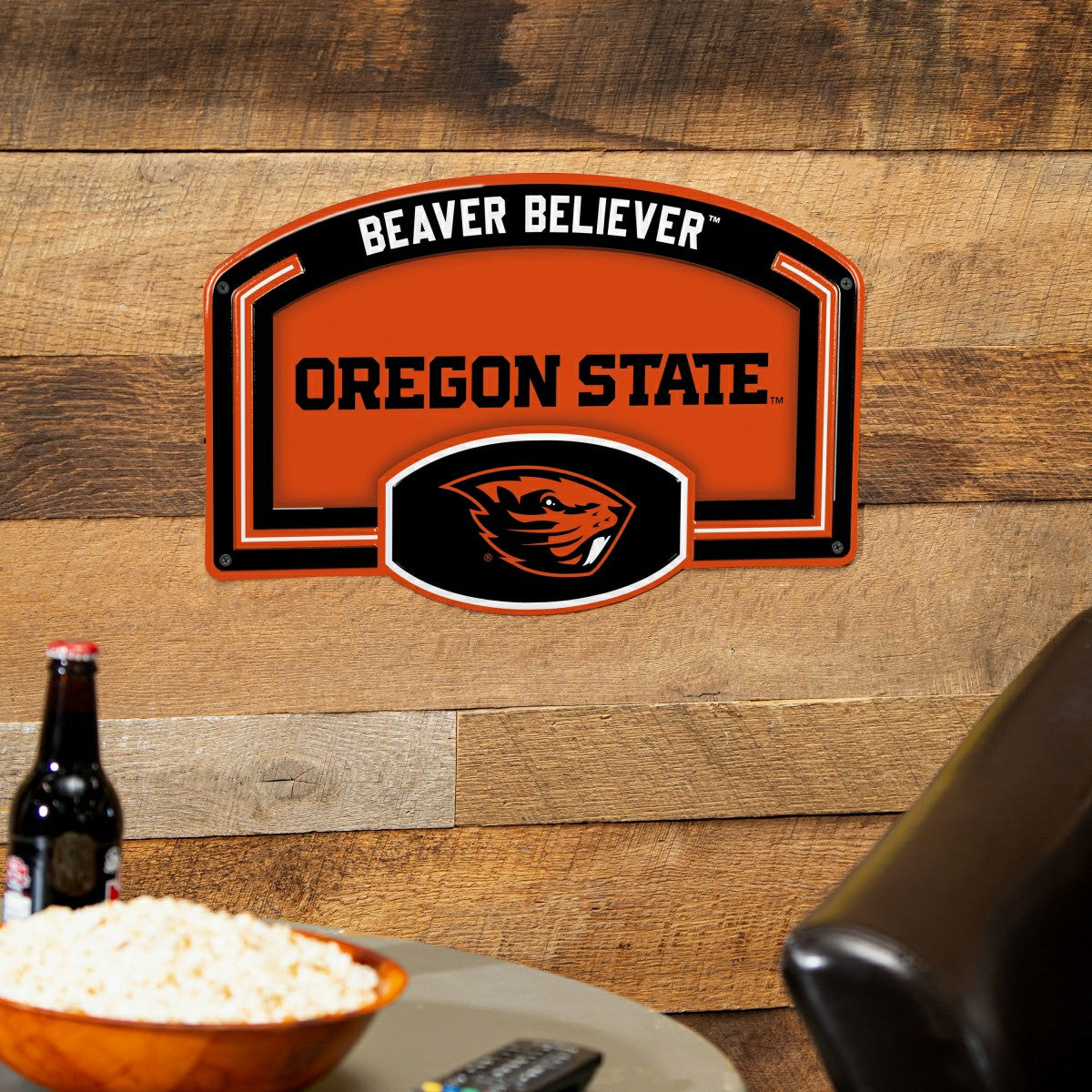 Oregon State University USA Embossed Steel Wall Sign, 11" x 17"
