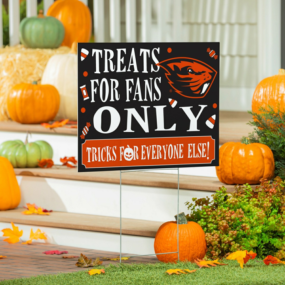 Oregon State University Yard Sign, Halloween Treats for Fans