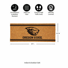 Oregon State University Extra Large One Color Coir Mat, 60"x24"