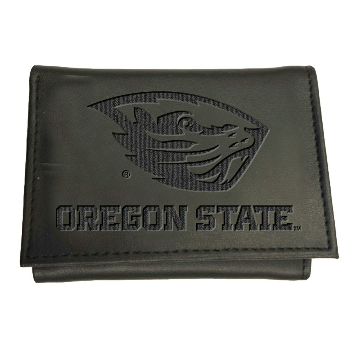 Oregon State University, Tri-Fold Wallet, Black