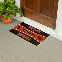 28" x 16" PVC Trapper Mat, Come Back with Tickets, Oregon State Univer