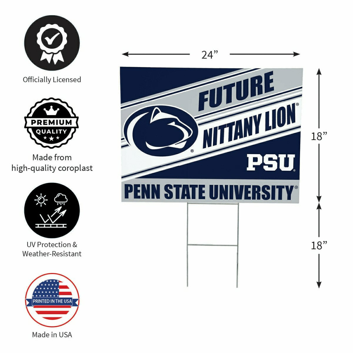 Penn State Coroplast Yard Sign, Future Student