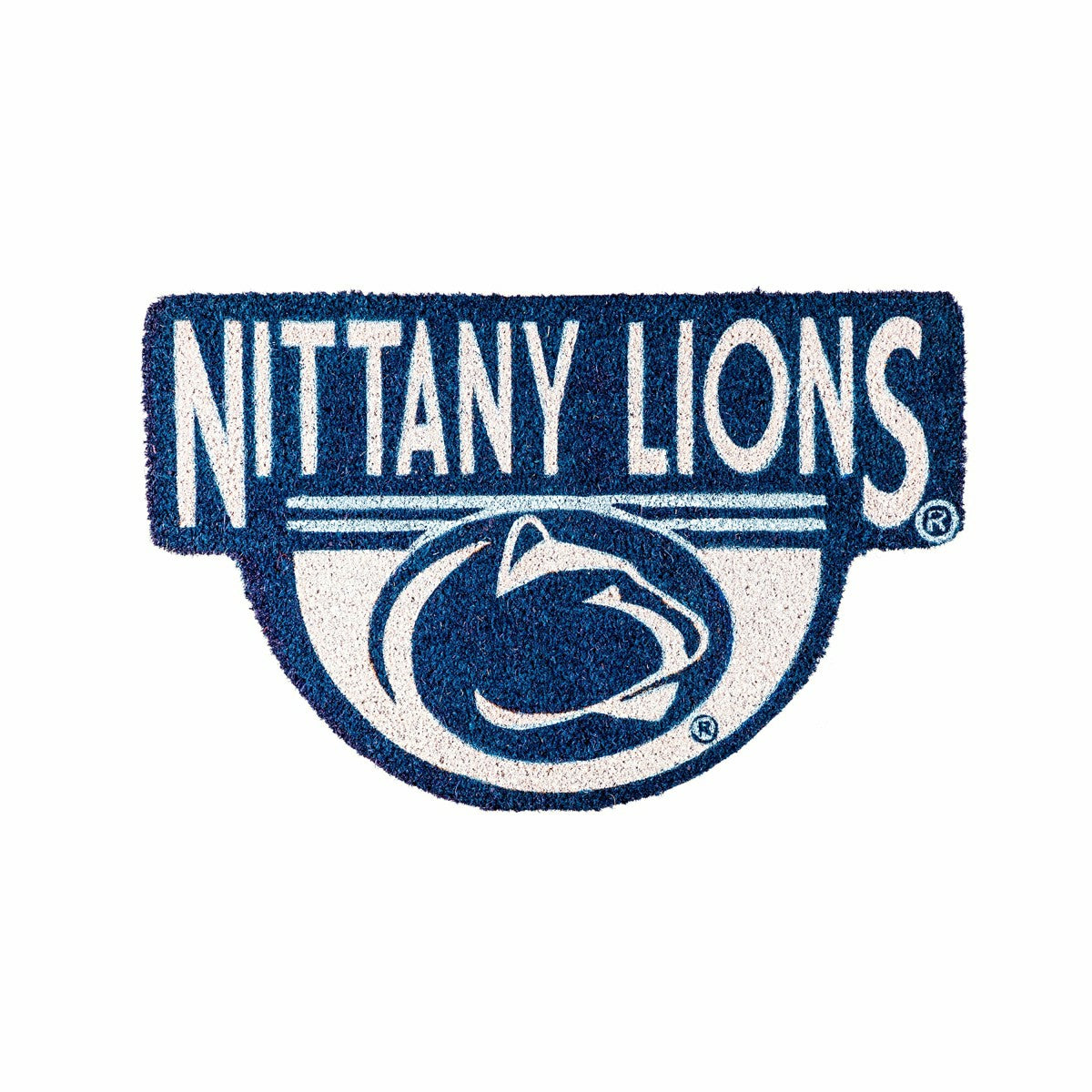 NCAA Team Shaped Coir Door Mat, Penn State Nittany Lions