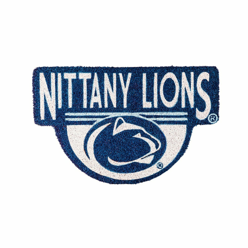 NCAA Team Shaped Coir Door Mat, Penn State Nittany Lions