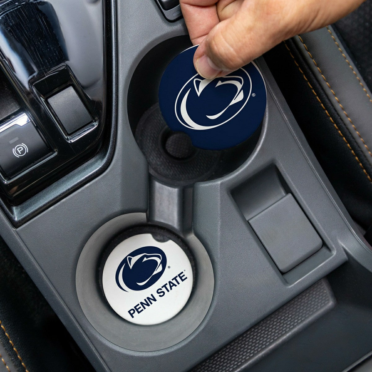 Penn State Car Coaster Set, 2pc
