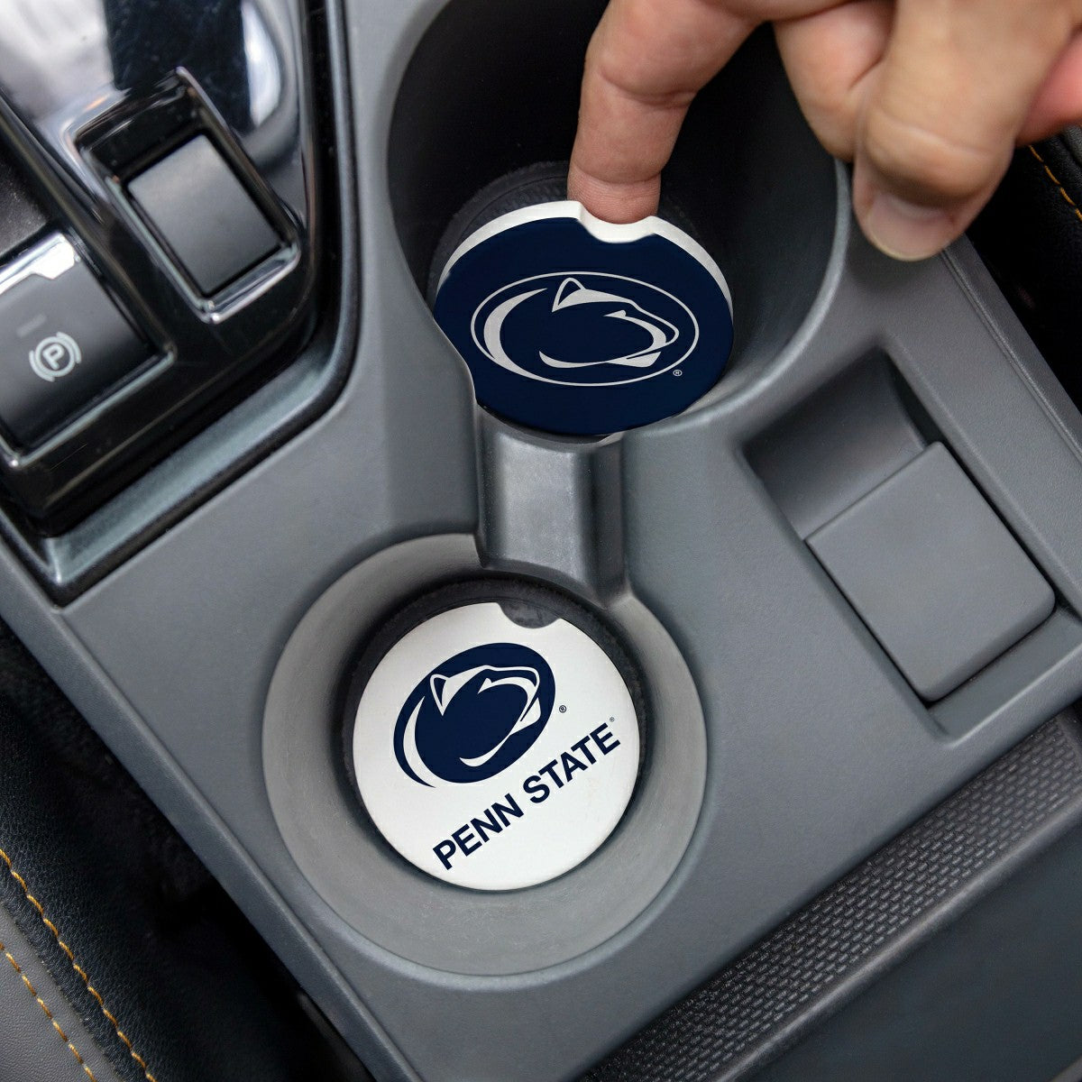 Penn State Car Coaster Set, 2pc