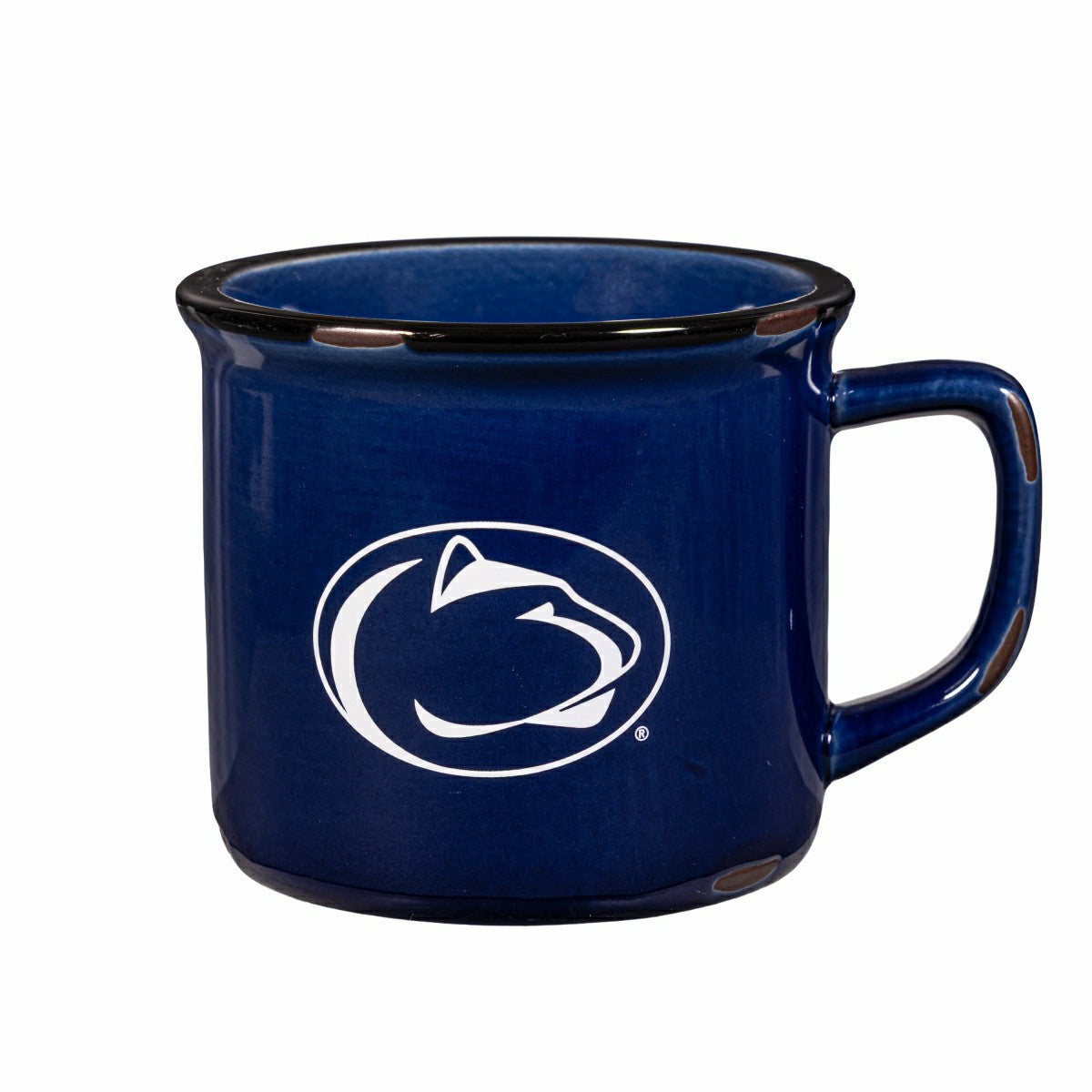 Penn State Ceramic Camp Cup with Enamel Finish, 14oz