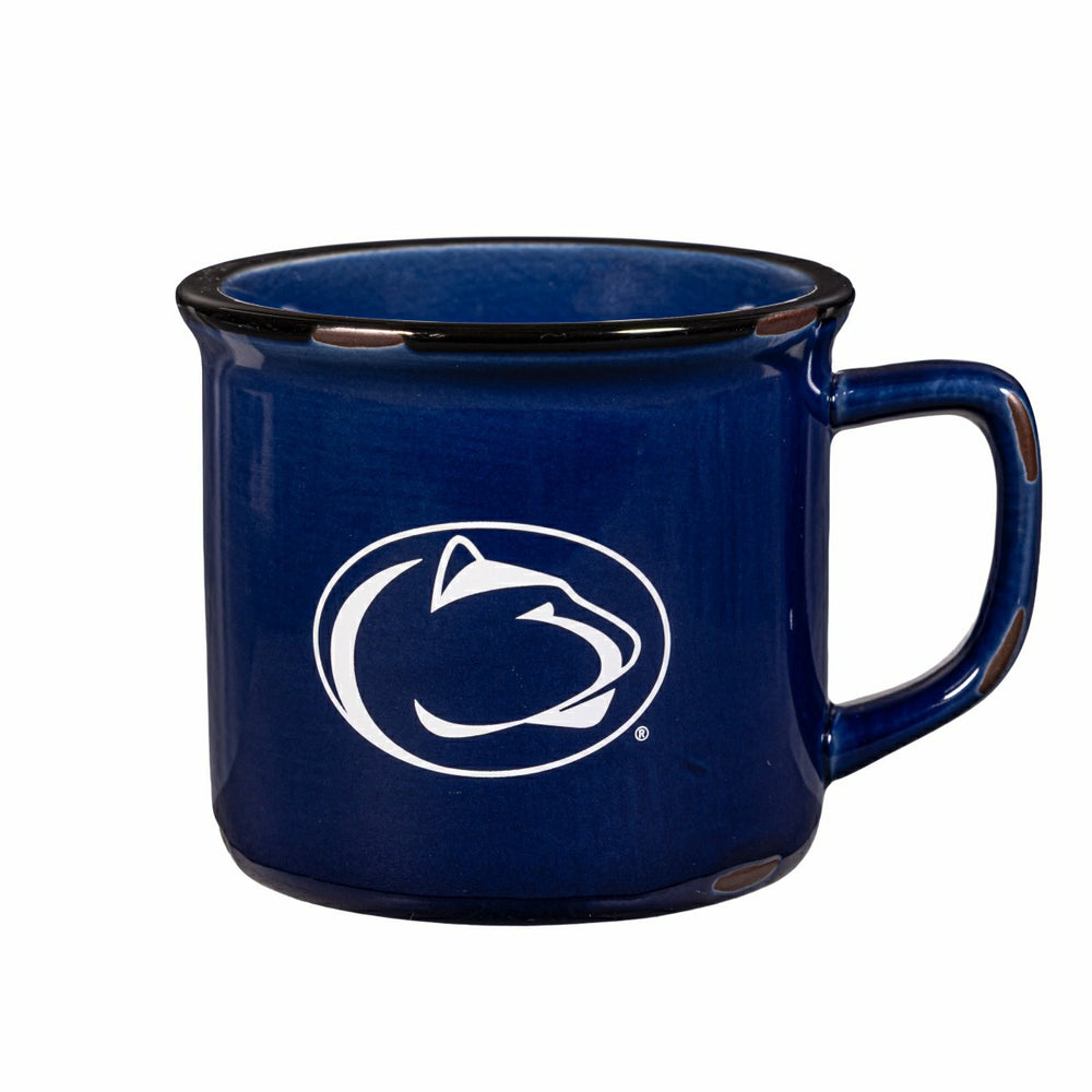 Penn State Ceramic Camp Cup with Enamel Finish, 14oz