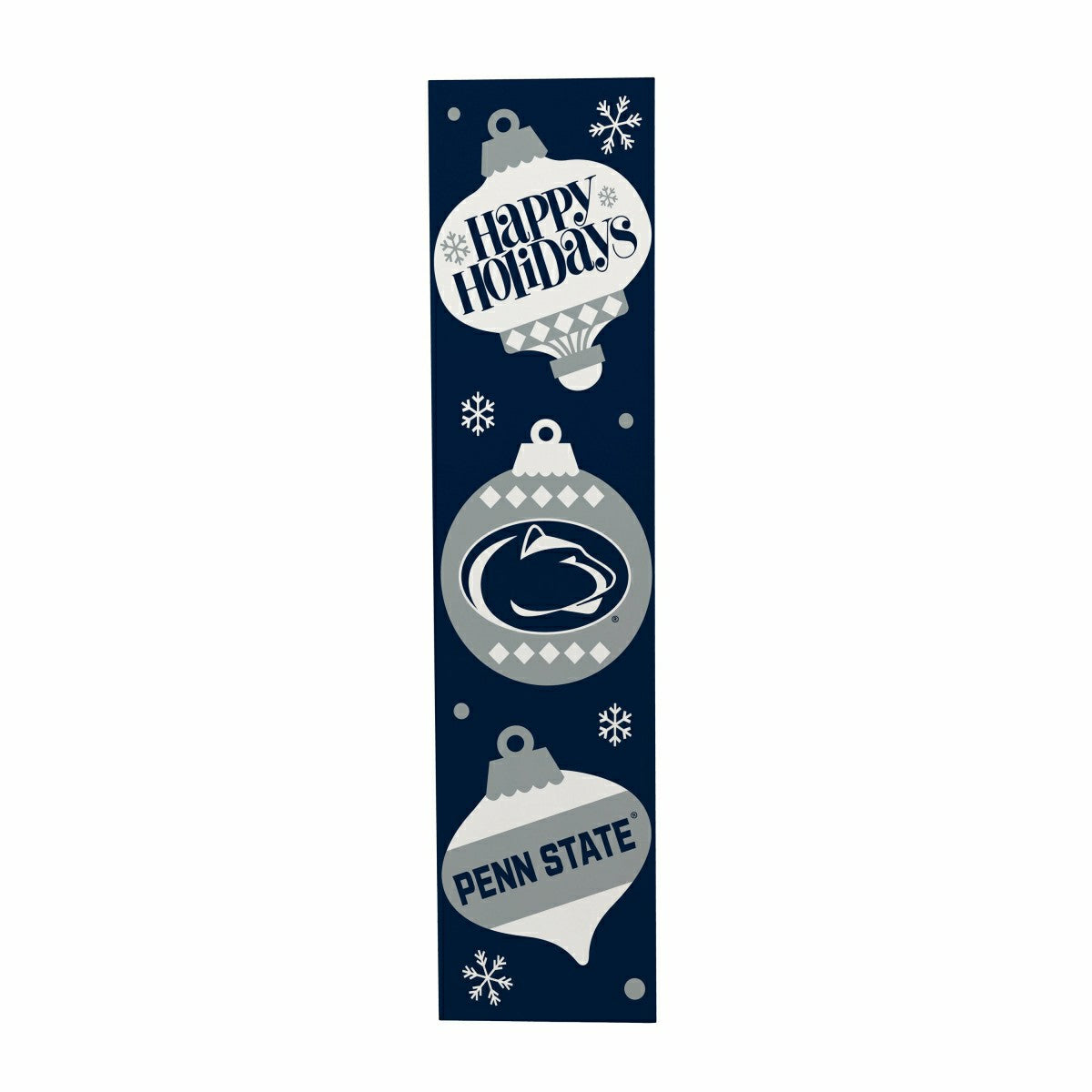 47" Double Sided Leaner, Penn State, Christmas