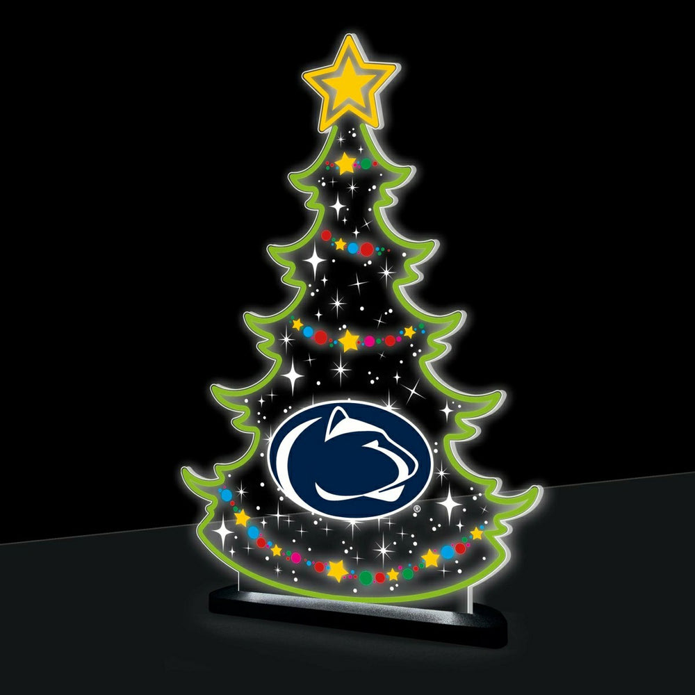 Penn State College Holiday Tree Desklite LED Decor