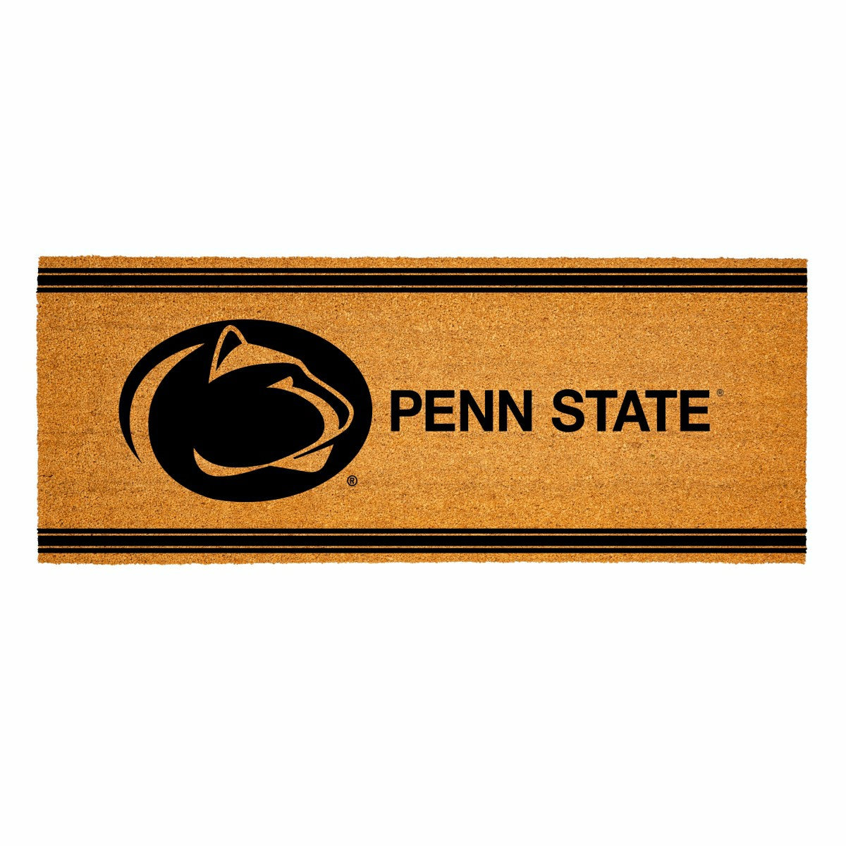Penn State Extra Large One Color Coir Mat, 60"x24"