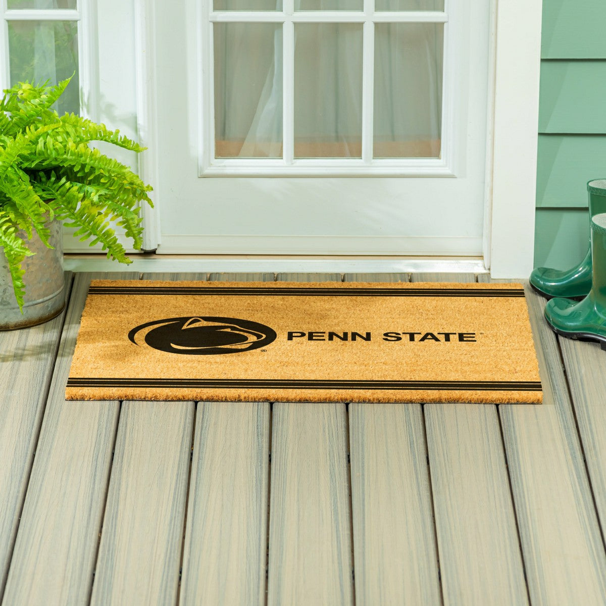 Penn State Large One Color Coir Mat, 36"x24"