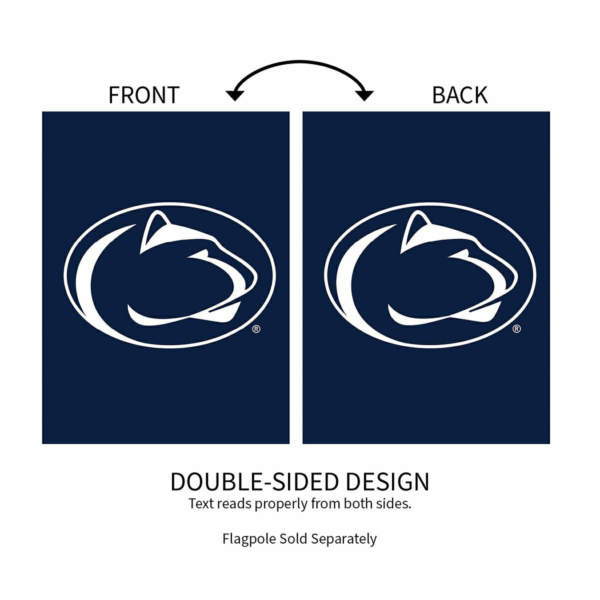 Penn State Applique Garden Flag