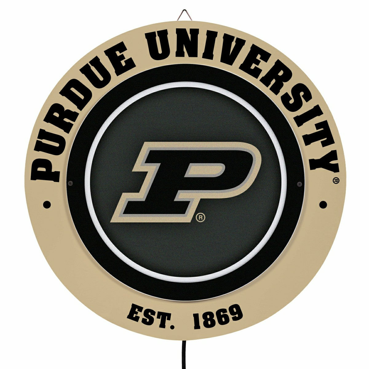 Purdue University, Metal Lite, Round