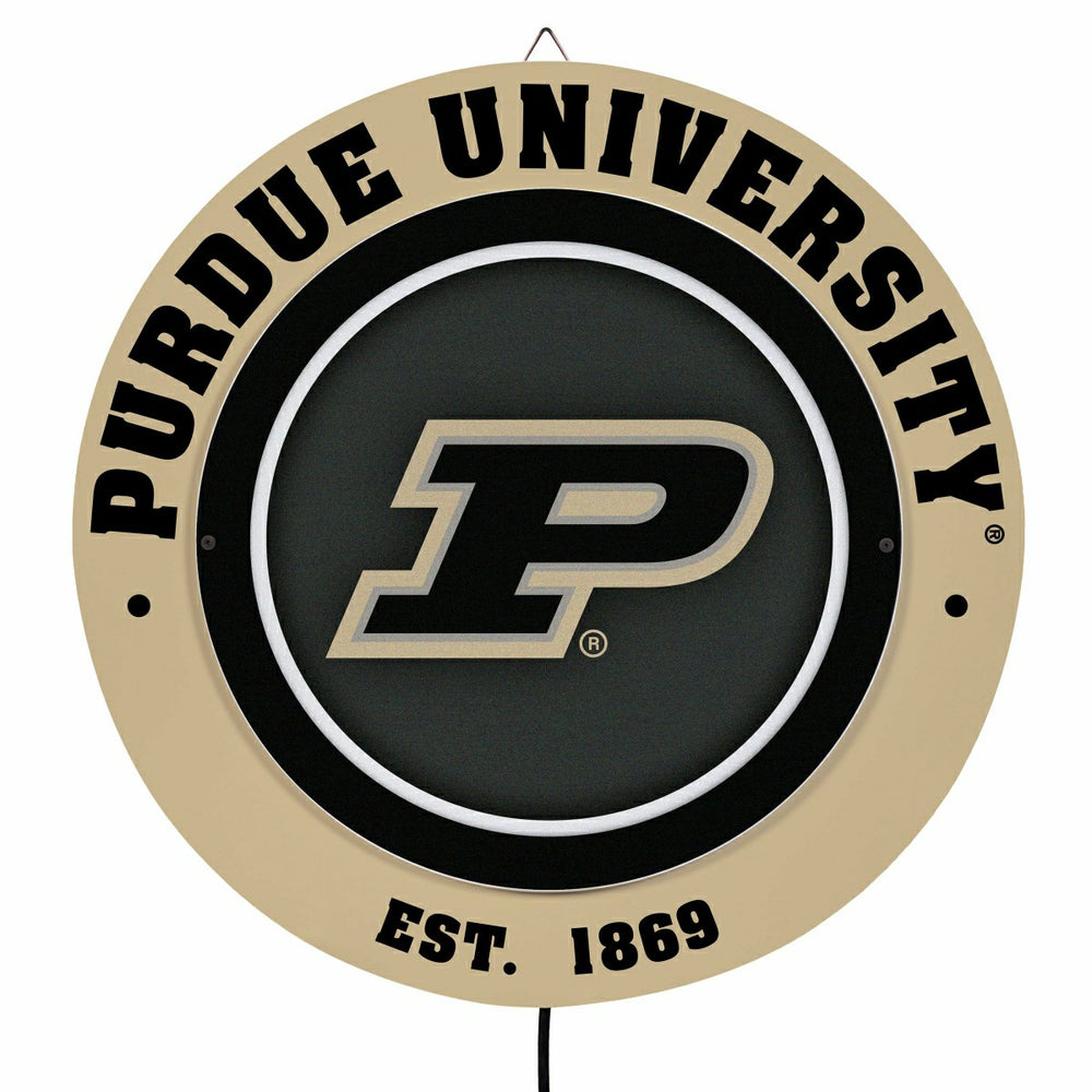 Purdue University, Metal Lite, Round