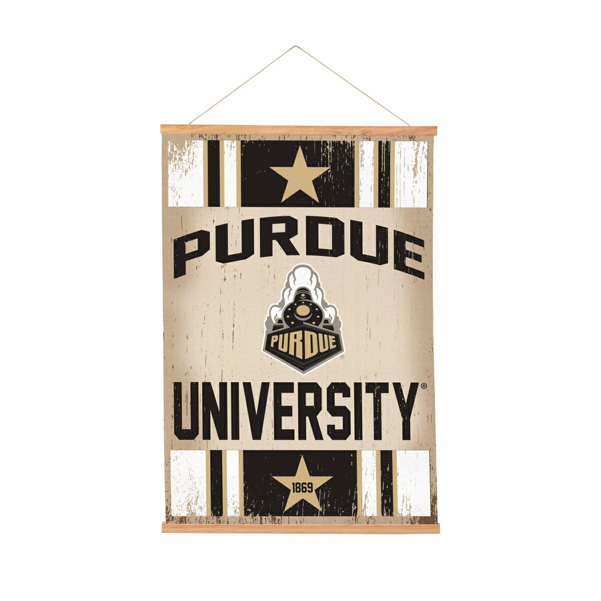 Purdue University, Canvas Wall Tapestry, Medium, 36x24