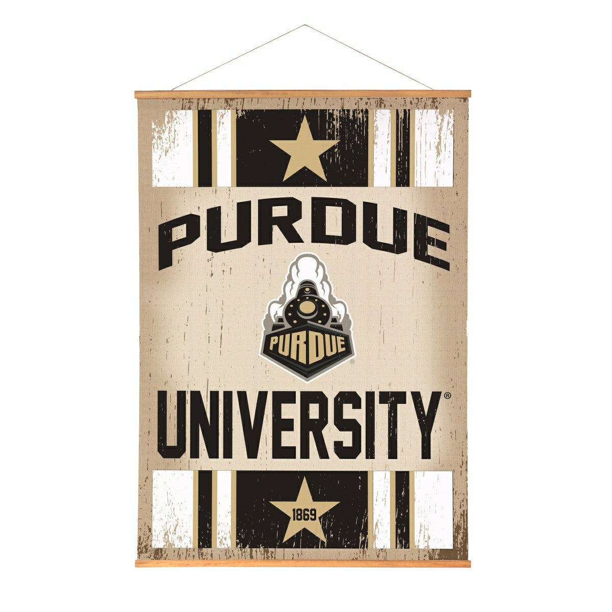 Purdue University, Canvas Wall Tapestry, Large, 54x36