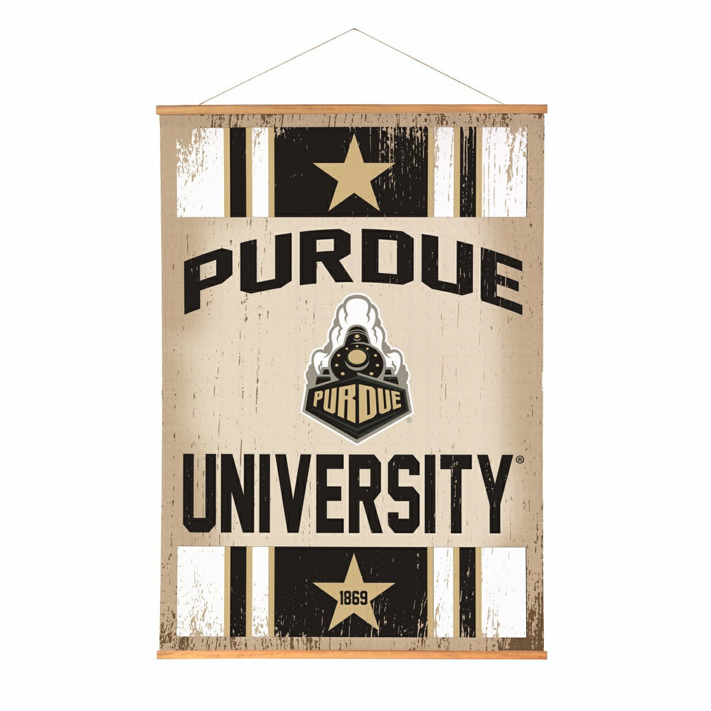 Purdue University, Canvas Wall Tapestry, Large, 54x36