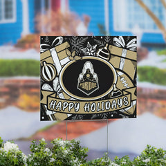 Purdue University Yard Sign, Holiday