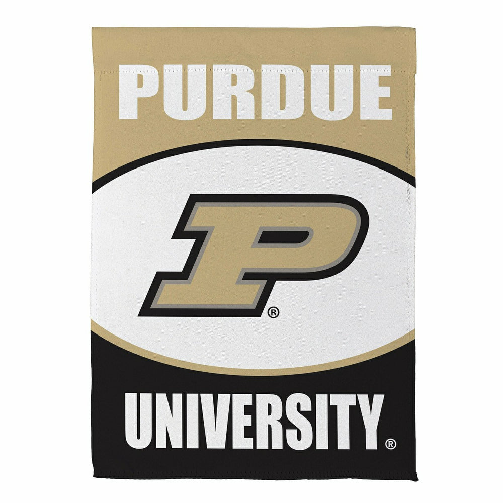 Purdue University Suede Garden Flag
