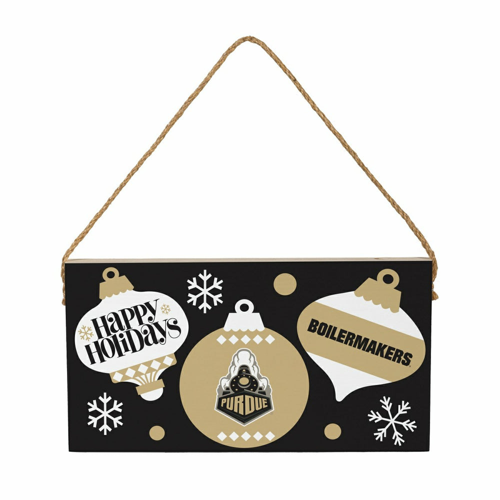 Purdue University Holiday Wood Wall Sign, 6x11