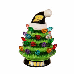 4" Mini LED Tabletop Christmas Tree, Set of 2, Purdue University