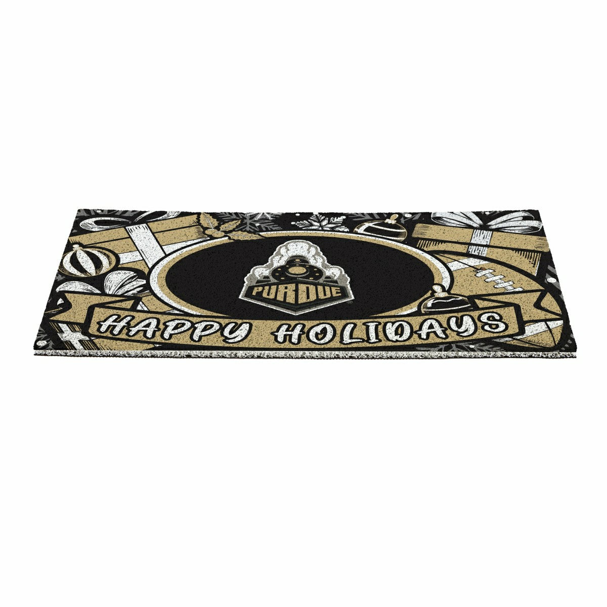Purdue University Holiday PVC Mat, 28"x16"
