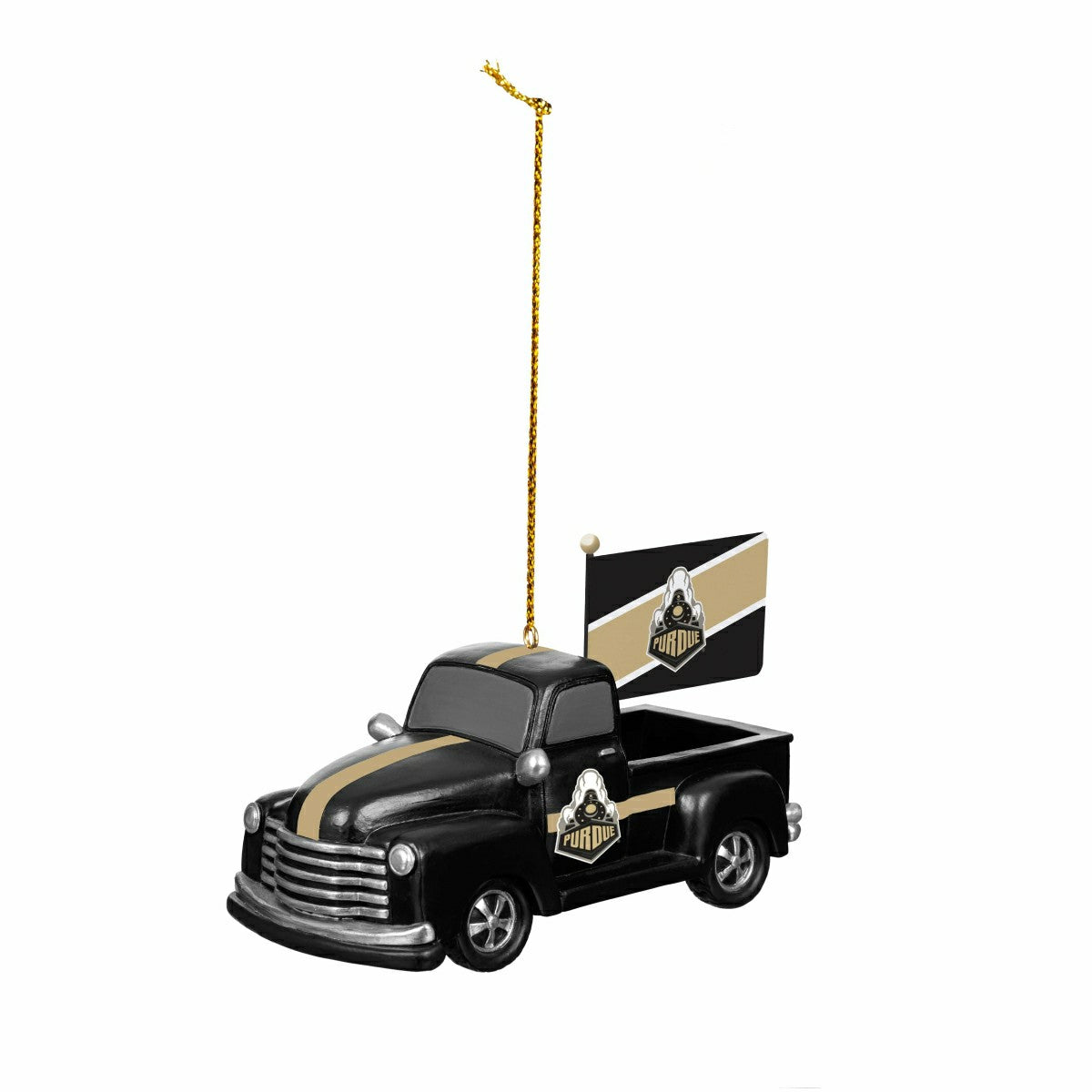Purdue University Rally Truck Ornament, Set of 2