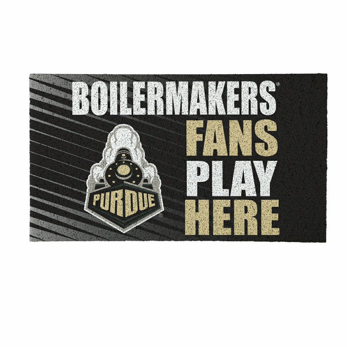 Purdue University Fan Mat, 28"x16"