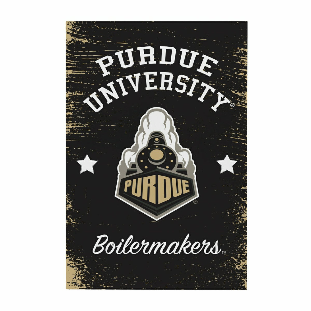 Purdue University Wood Wall Sign, 16x24