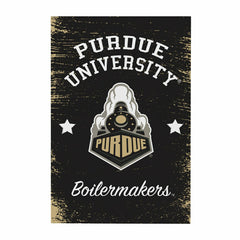 Purdue University Wood Wall Sign, 16x24