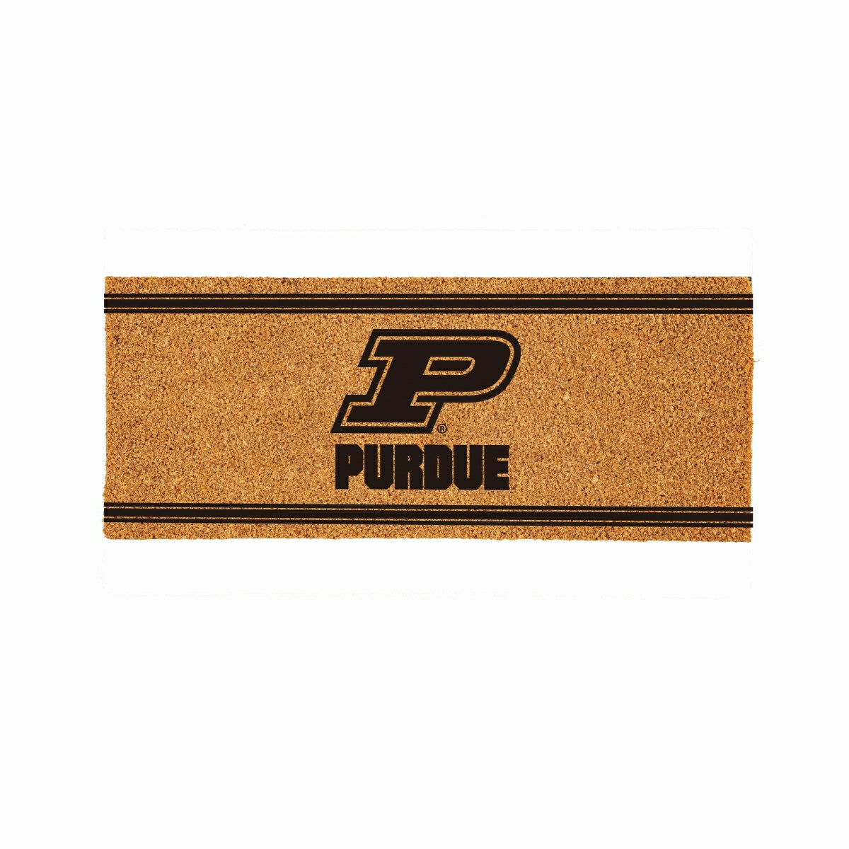 Purdue University Extra Large One Color Coir Mat, 60"x24"