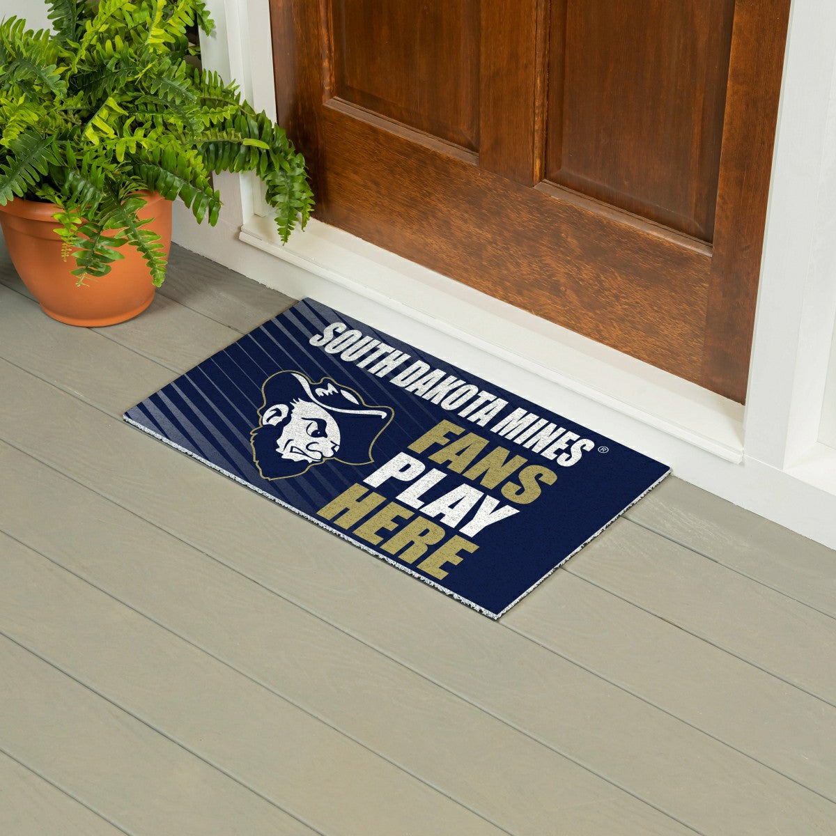South Dakota School of Mining and Technology Fan Mat, 28"x16"