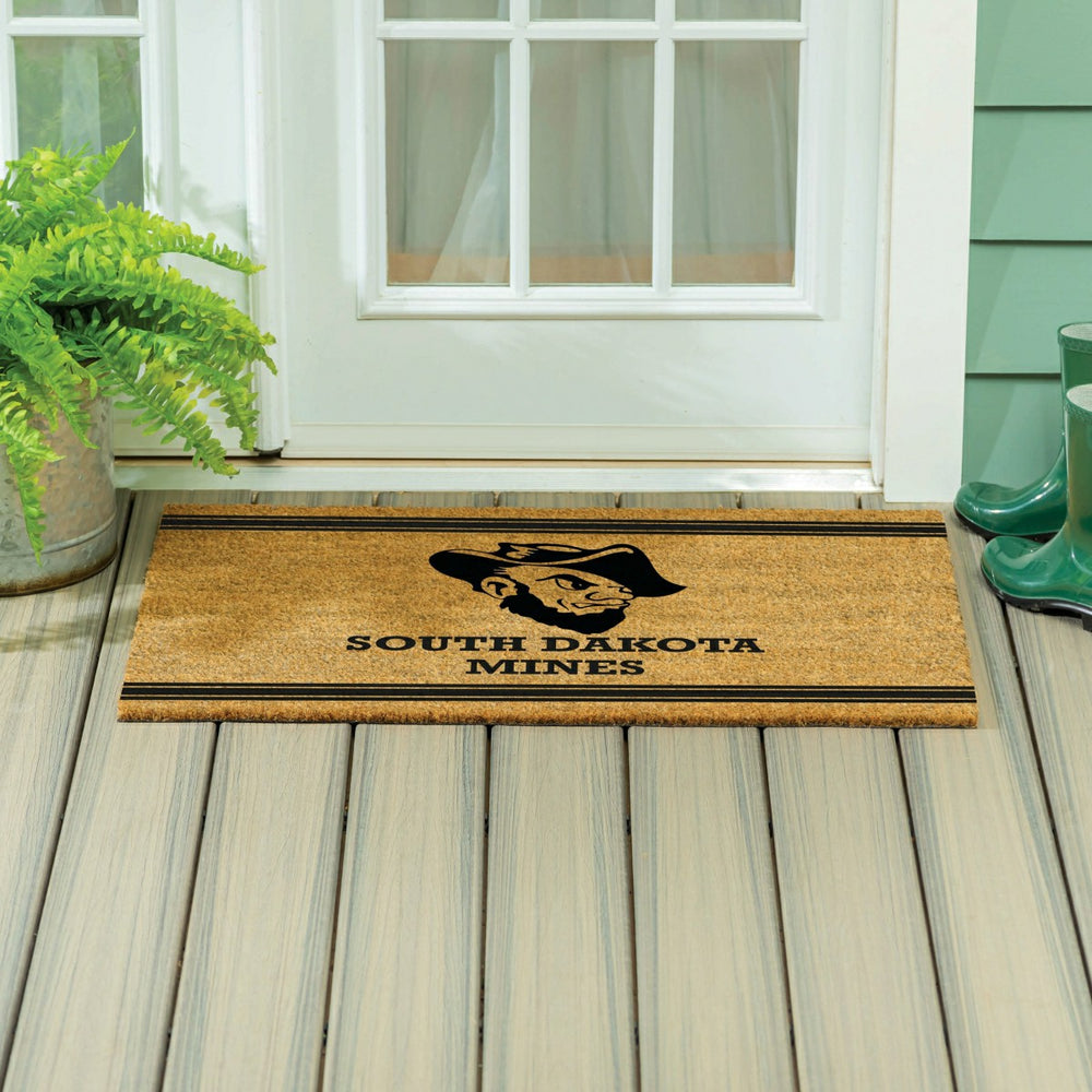 South Dakota School of Mines & Technology Large One Color Coir Mat, 36