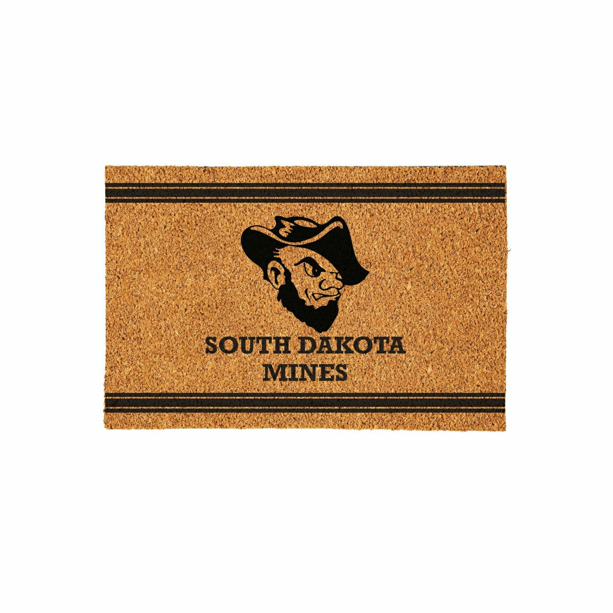 South Dakota School of Mines & Technology Large One Color Coir Mat, 36
