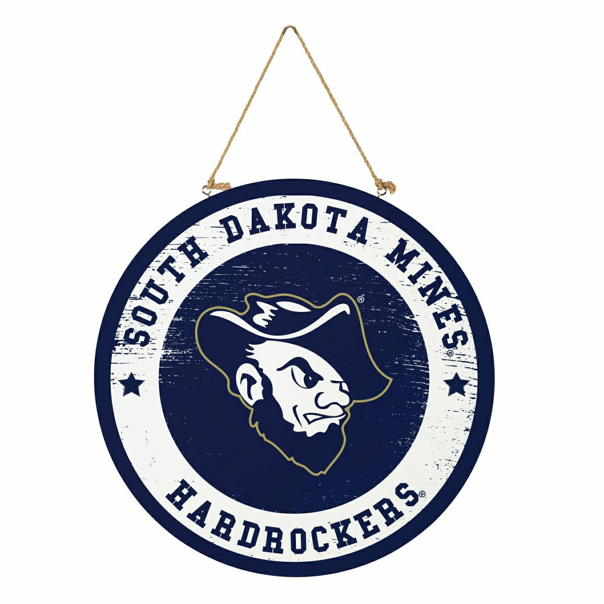 South Dakota School of Mining and Technology Round Door Décor with Han