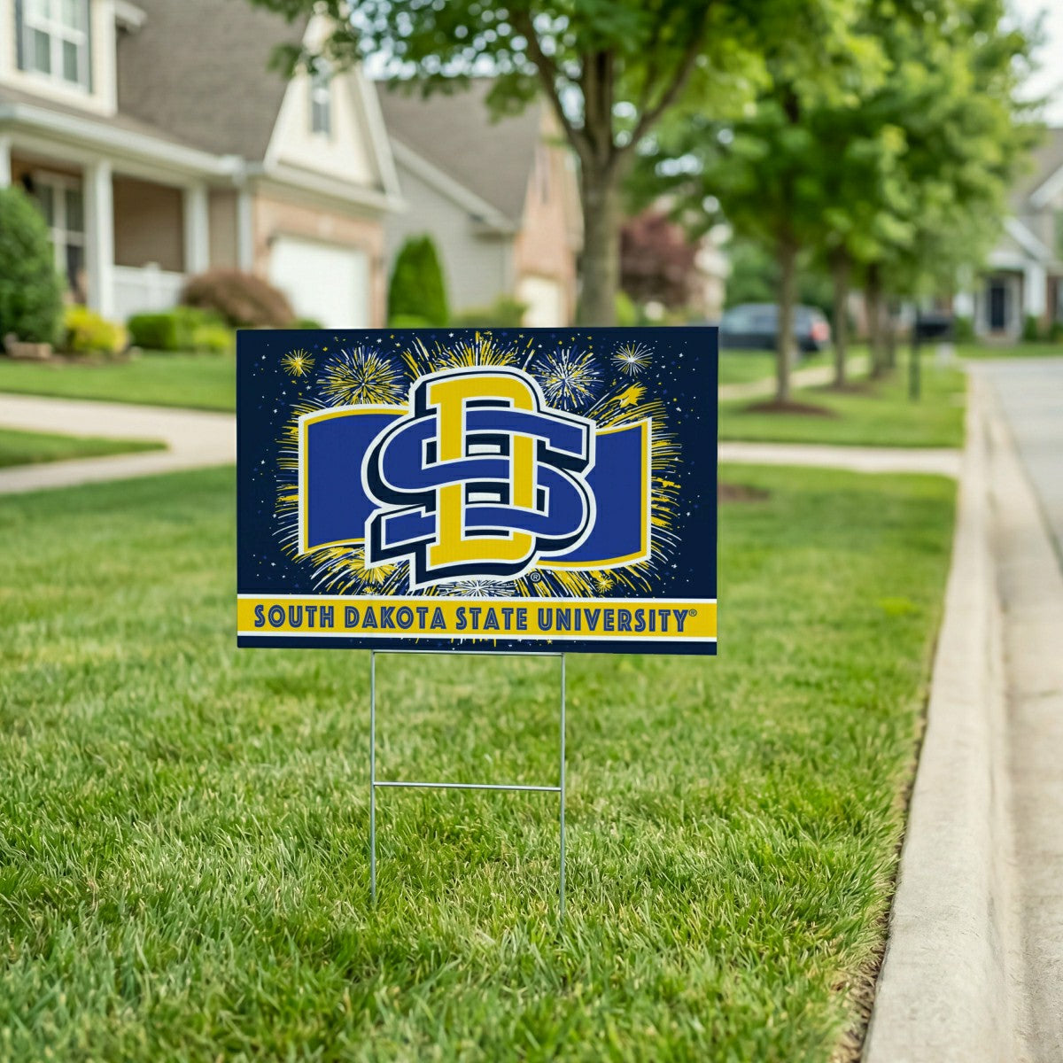 South Dakota State University Yard Sign, Patriotic
