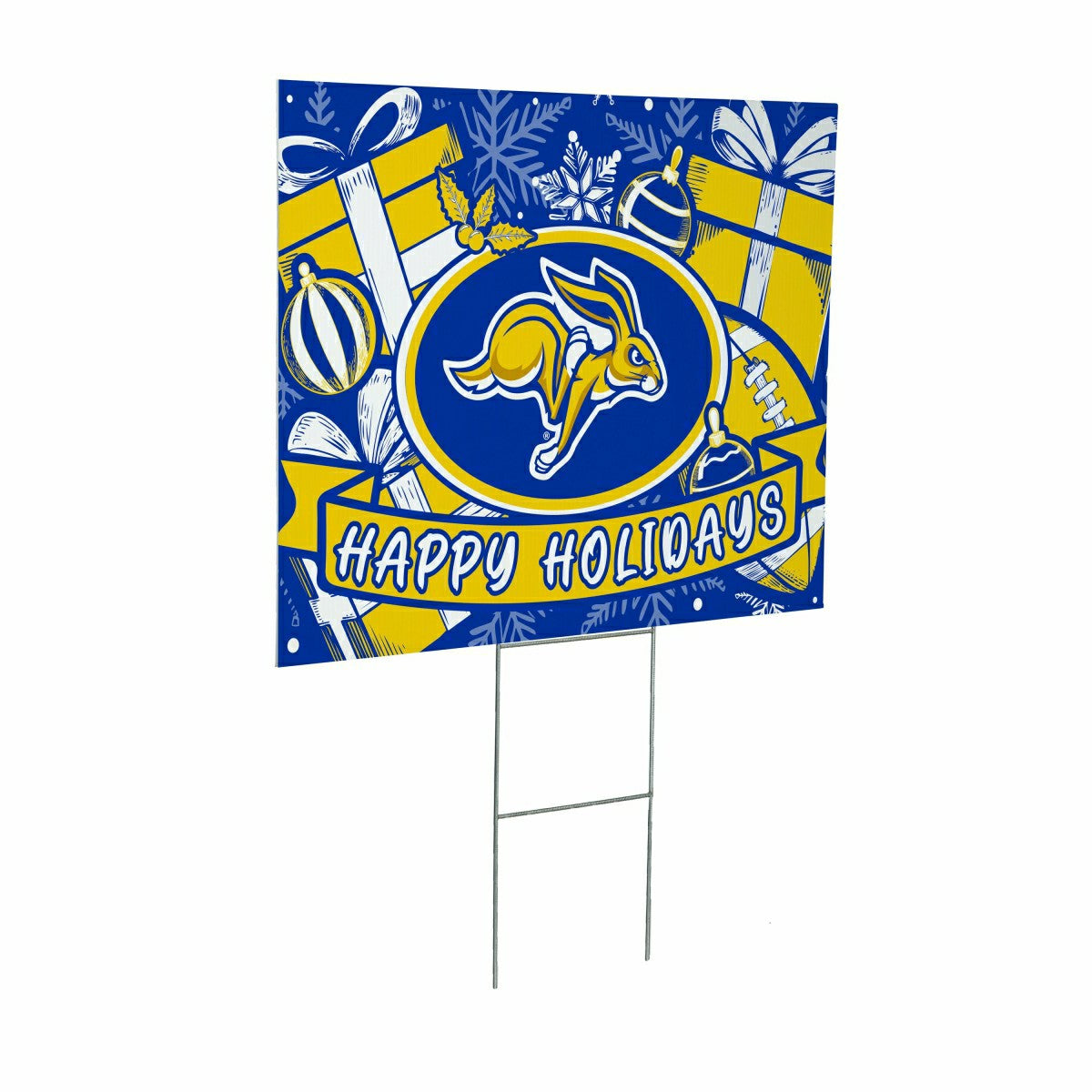 South Dakota State University Coroplast Yard Sign, Holiday
