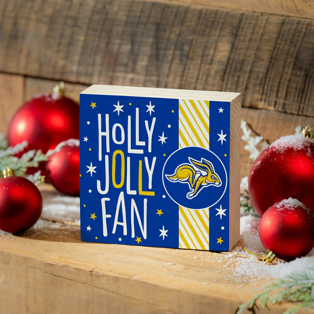 South Dakota State University Block, Holiday, 6x6