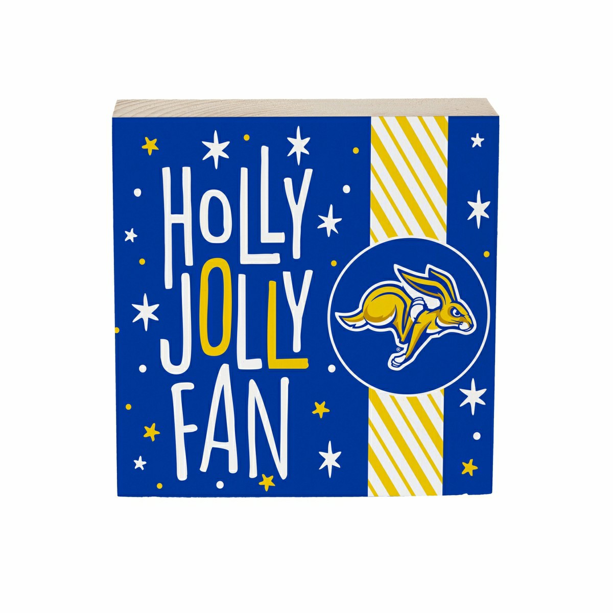 South Dakota State University Block, Holiday, 6x6
