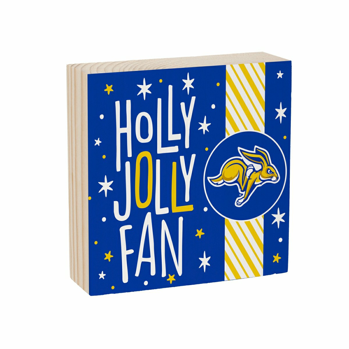 South Dakota State University Block, Holiday, 6x6