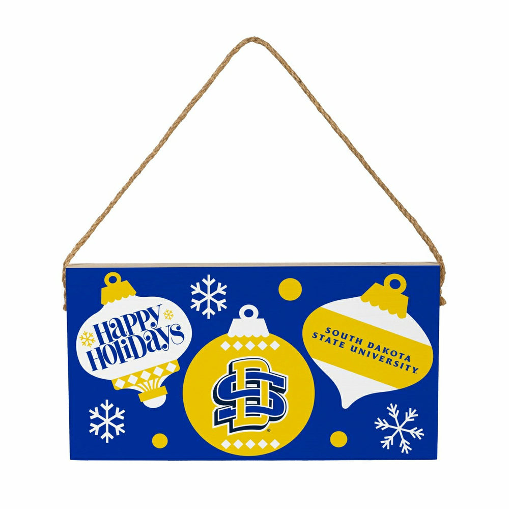 South Dakota State University Holiday Wood Wall Sign, 6x11
