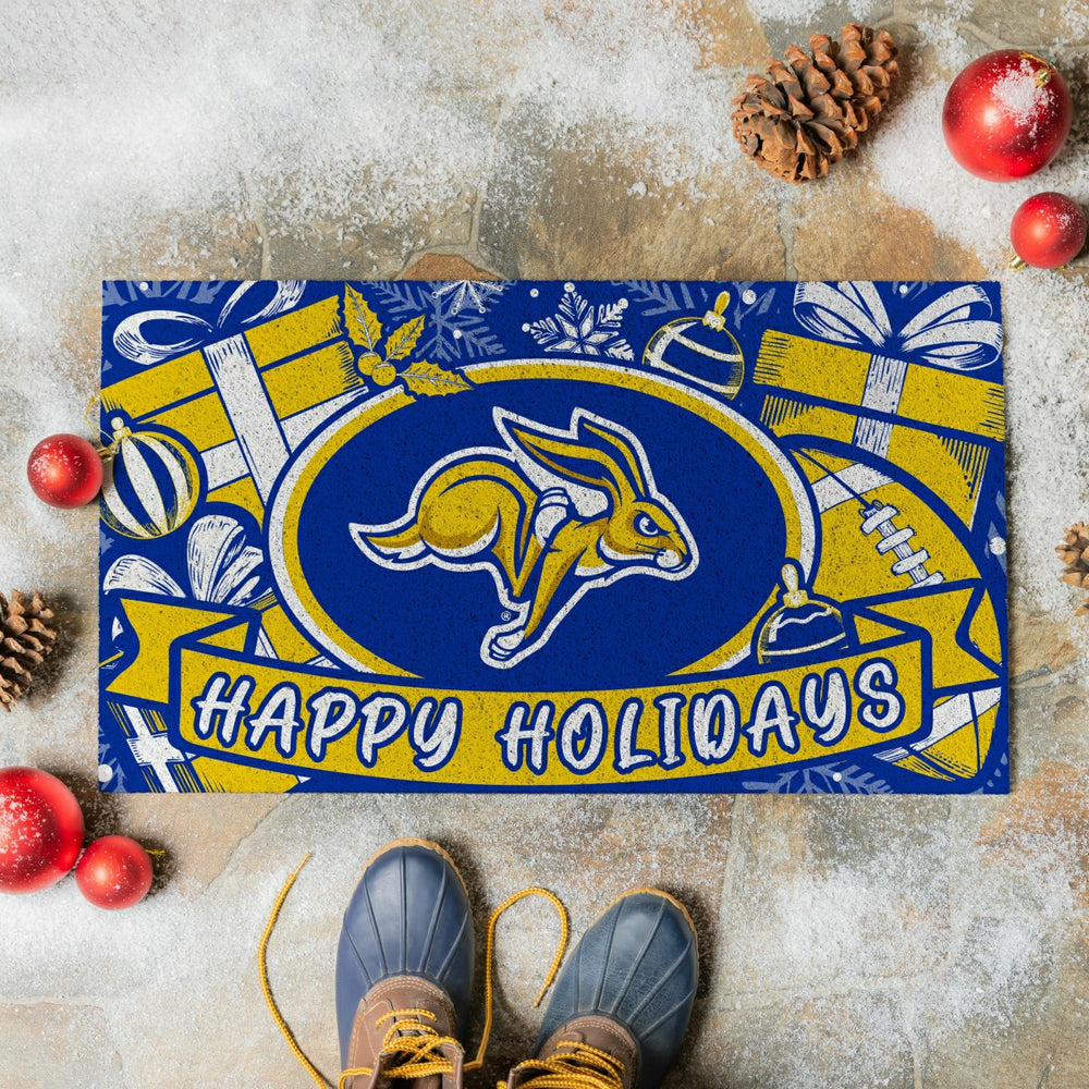 South Dakota State University Holiday PVC Mat, 28"x16"