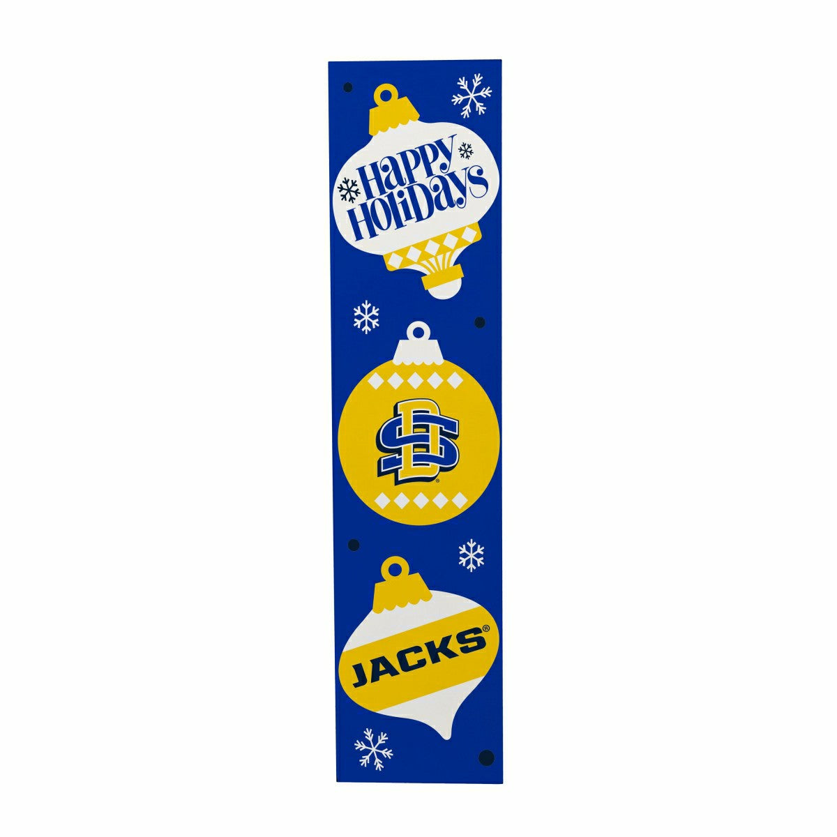 47" Double Sided Leaner, South Dakota State University, Christmas
