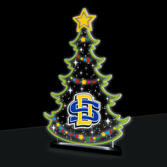 South Dakota State University College Holiday Tree Desklite LED Decor