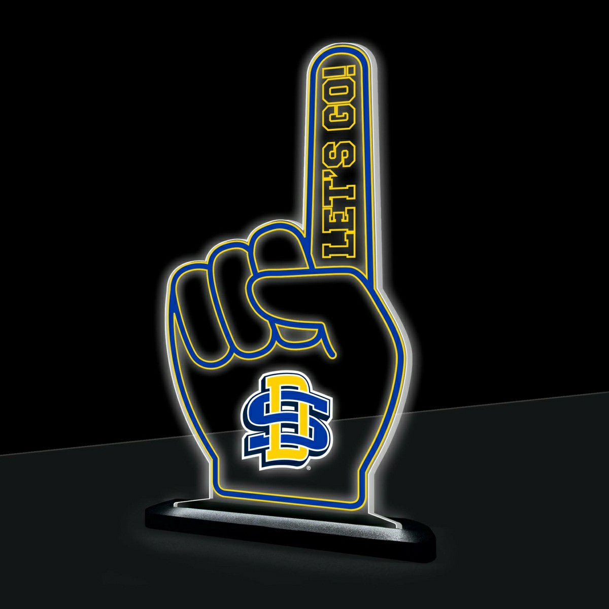 South Dakota State University College Foam Finger Desklite LED Decor