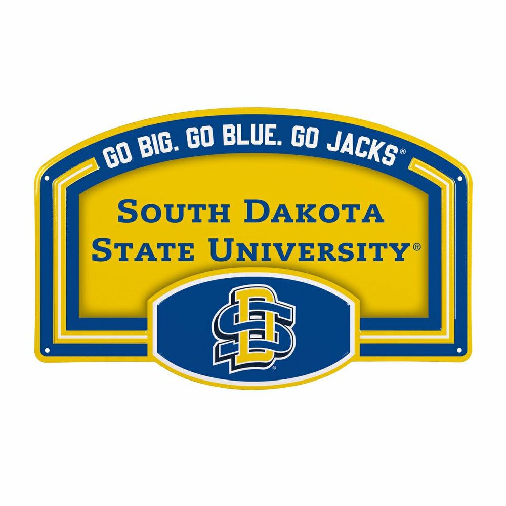 South Dakota State University USA Embossed Steel Wall Sign, 11" x 17"