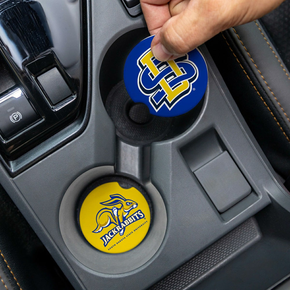 South Dakota State University Car Coaster Set, 2pc