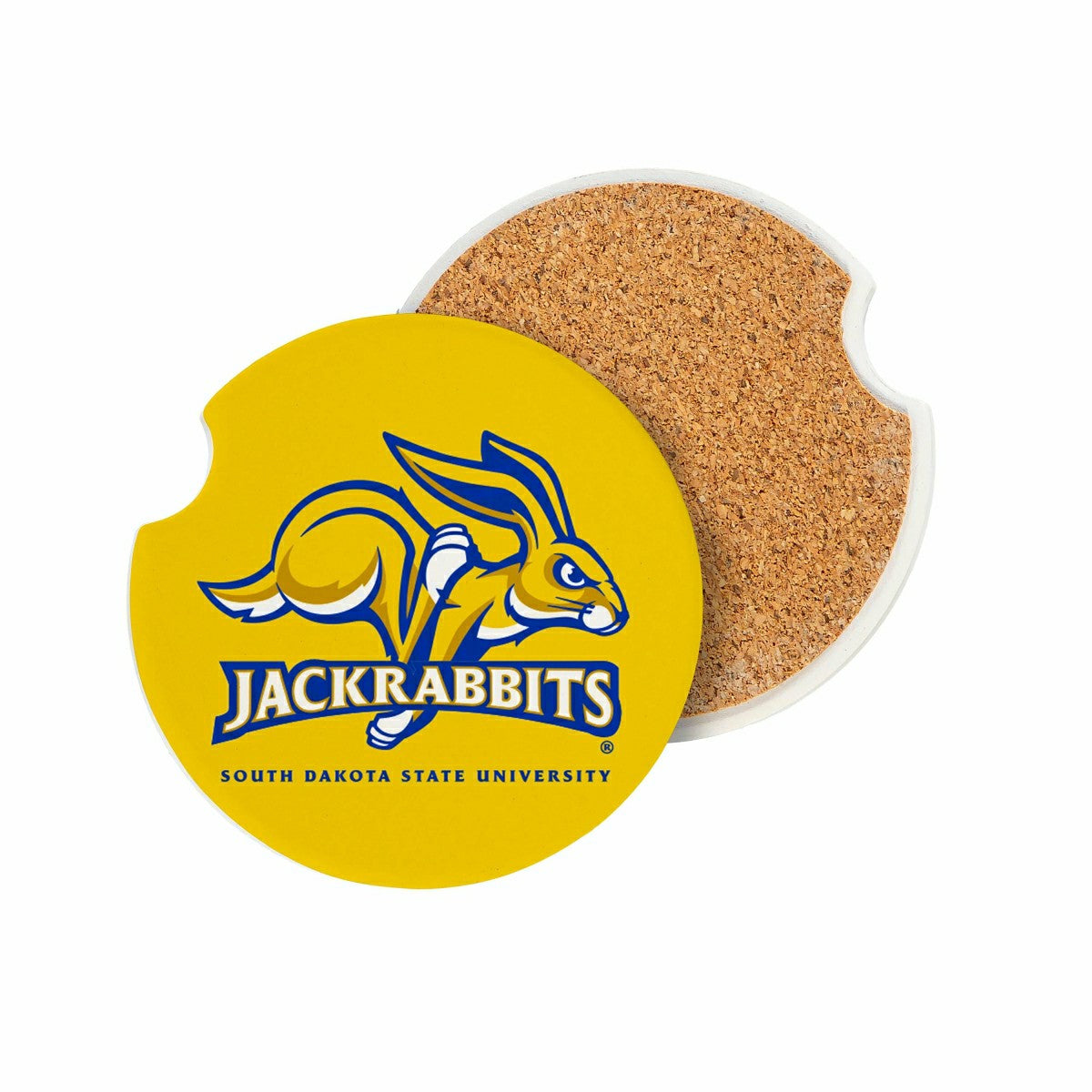 South Dakota State University Car Coaster Set, 2pc