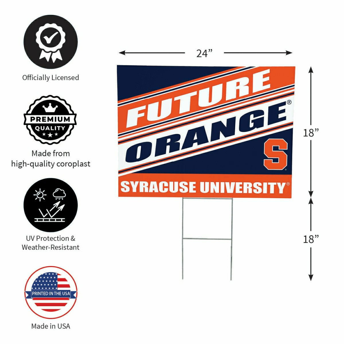 Syracuse University Coroplast Yard Sign, Future Student